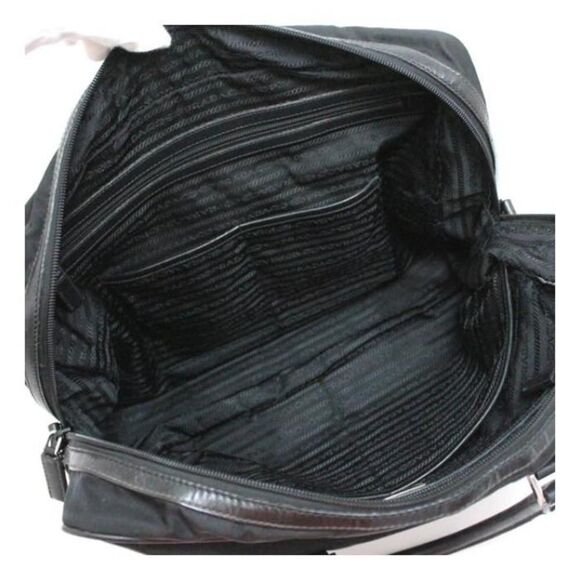 Prada Business Bag Briefcase Nylon Black - Picture 7 of 8